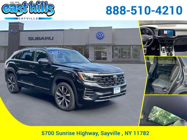 Deep Black 2026 Volkswagen Atlas Cross Sport SUV / Crossover All-Wheel Drive 8-Speed Automatic