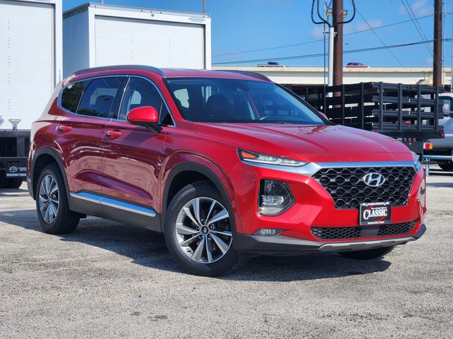 Scarlet Red 2019 Hyundai Santa Fe SUV / Crossover Front-Wheel Drive 8-Speed Automatic