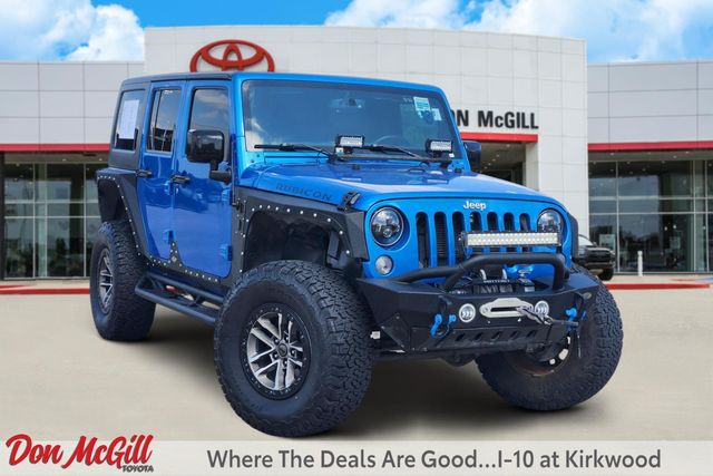 2016 Jeep Wrangler Unlimited Rubicon Blue at Joe Myers Mazda Kia