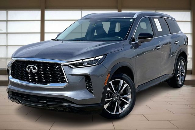 Gray (Graphite Shadow) 2024 INFINITI QX60 Luxe FWD SUV / Crossover Front-Wheel Drive 9-Speed Automatic