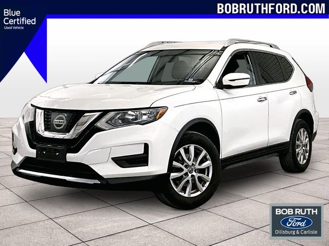 2017 Nissan Rogue SV White at Audi Porsche Sewickley