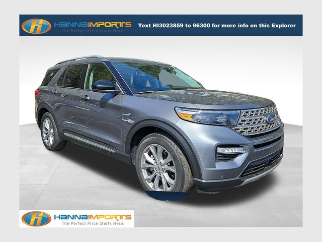 Gray Metallic 2023 Ford Explorer Limited RWD SUV / Crossover Rear-Wheel Drive Automatic