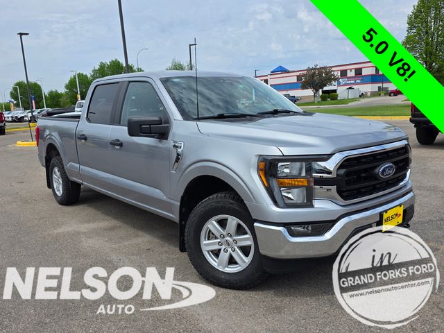 Iconic Silver Metallic 2023 Ford F-150 Pickup Truck Four-Wheel Drive Automatic