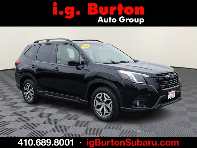 Crystal Black Silica 2022 Subaru Forester SUV / Crossover All-Wheel Drive Continuously Variable Transmission