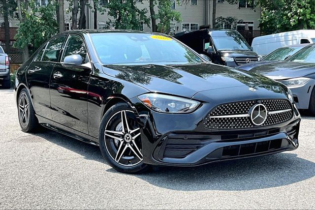 Black 2024 Mercedes-Benz C-Class Sedan All-Wheel Drive 9-Speed Automatic