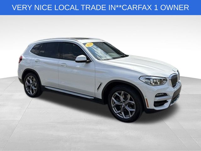 White Metallic 2020 BMW X3 SUV / Crossover All-Wheel Drive 8-Speed Automatic