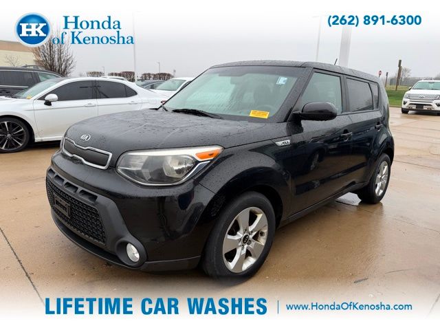 Shadow Black 2015 Kia Soul Base Wagon Front-Wheel Drive 6-Speed Automatic