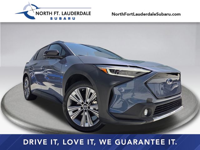 Harbor Mist Gray Pearl 2024 Subaru Solterra SUV / Crossover All-Wheel Drive 1-Speed Automatic