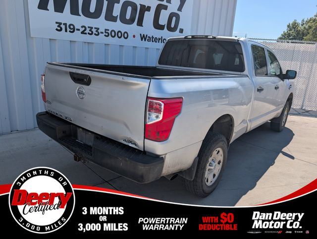 Brilliant Silver 2017 Nissan Titan Pickup Truck Four-Wheel Drive 6-Speed Automatic