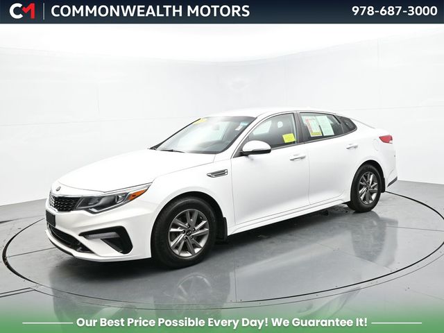 Snow White Pearl 2020 Kia Optima Sedan Front-Wheel Drive 6-Speed Automatic