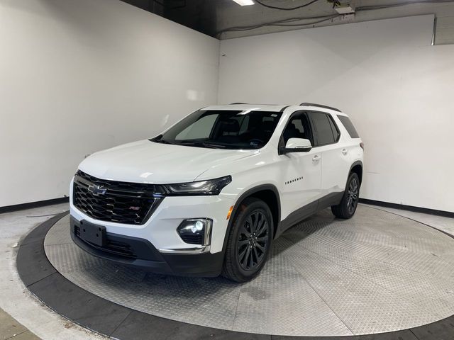 Summit White 2022 Chevrolet Traverse RS AWD SUV / Crossover Four-Wheel Drive 9-Speed Automatic