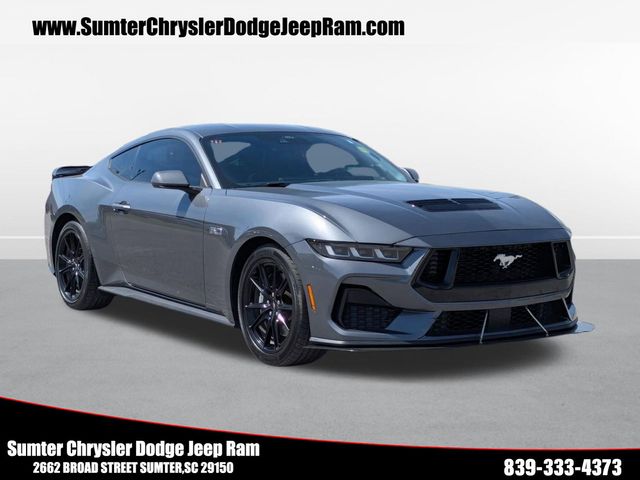 Carbonized Gray Metallic 2024 Ford Mustang GT Premium Fastback RWD Coupe Rear-Wheel Drive Automatic
