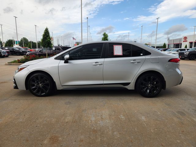 2024 Toyota Corolla SE Silver at DeMontrond Ford