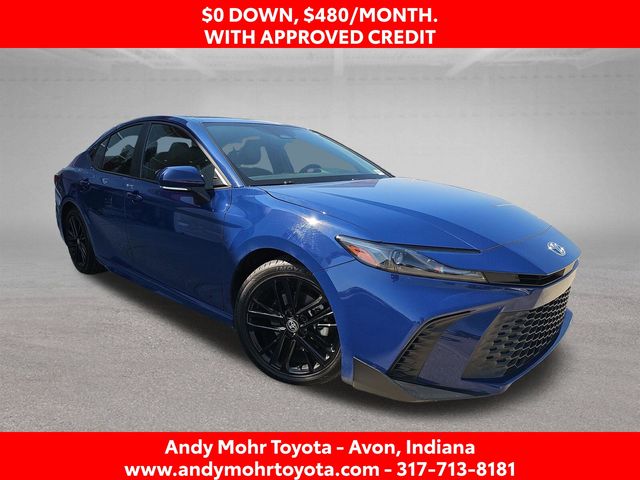 Reservoir Blue 2025 Toyota Camry Sedan Front-Wheel Drive Continuously Variable Transmission