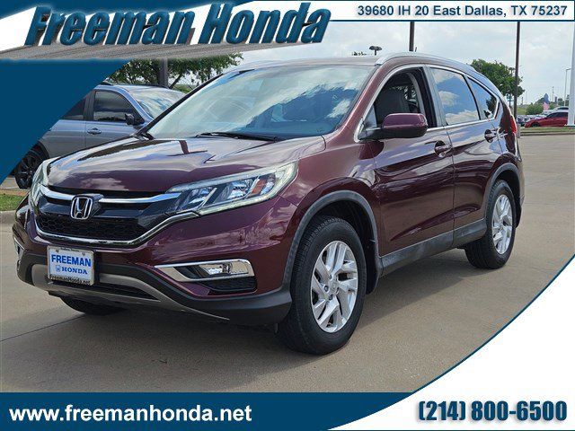 Red (Maroon) 2016 Honda CR-V EX-L FWD SUV / Crossover Front-Wheel Drive Continuously Variable Transmission