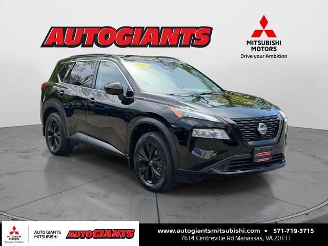 Super Black 2023 Nissan Rogue SV AWD SUV / Crossover All-Wheel Drive Continuously Variable Transmission