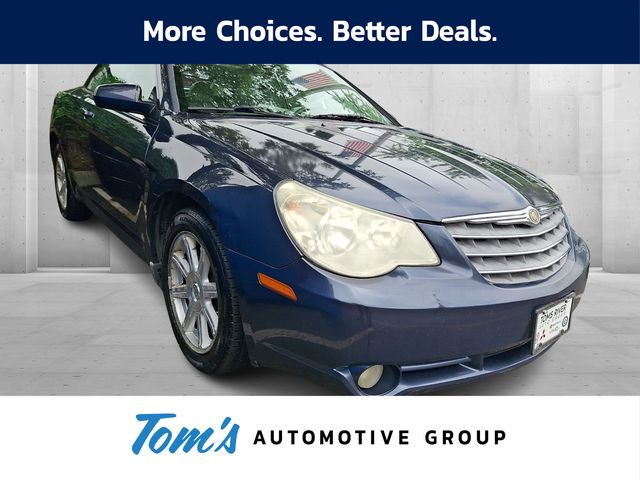 Modern Blue Pearlcoat/Black Vinyl Top 2008 Chrysler Sebring Convertible Front-Wheel Drive 4-Speed Automatic