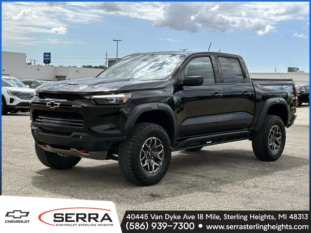 Black 2024 Chevrolet Colorado ZR2 Crew Cab 4WD Pickup Truck Four-Wheel Drive 8-Speed Automatic