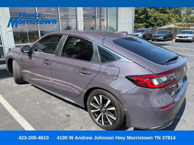 Morning Mist Metallic 2023 Honda Civic Hatchback Hatchback Front-Wheel Drive Continuously Variable Transmission