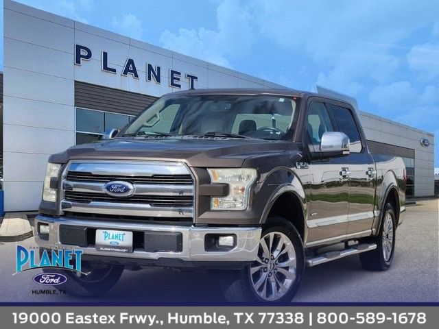 Caribou Metallic 2016 Ford F-150 Lariat SuperCrew Pickup Truck 4X2 6-Speed Automatic