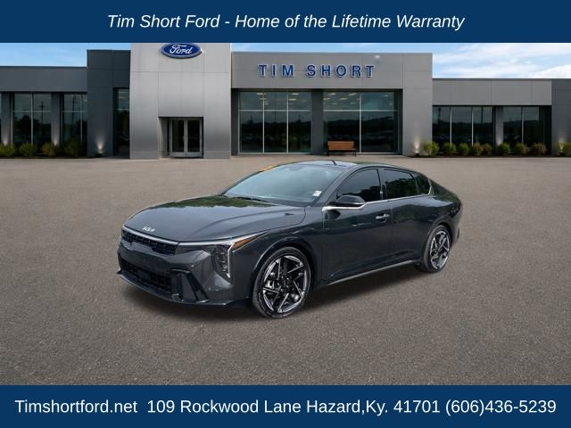 Interstellar Gray 2025 Kia K4 Sedan Front-Wheel Drive Continuously Variable Transmission