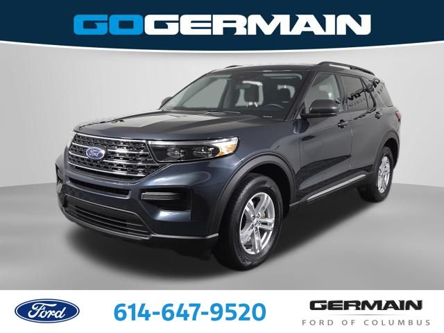 Blue Metallic 2023 Ford Explorer SUV / Crossover All-Wheel Drive Automatic