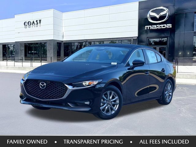 Jet Black 2026 Mazda MAZDA3 Sedan Front-Wheel Drive 6-Speed Automatic
