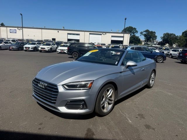 Florett Silver Metallic/Black Roof 2019 Audi A5 Convertible All-Wheel Drive 7-Speed Automatic