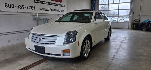 White Diamond Tricoat 2007 Cadillac CTS 3.6L RWD Sedan Rear-Wheel Drive 5-Speed Automatic Overdrive