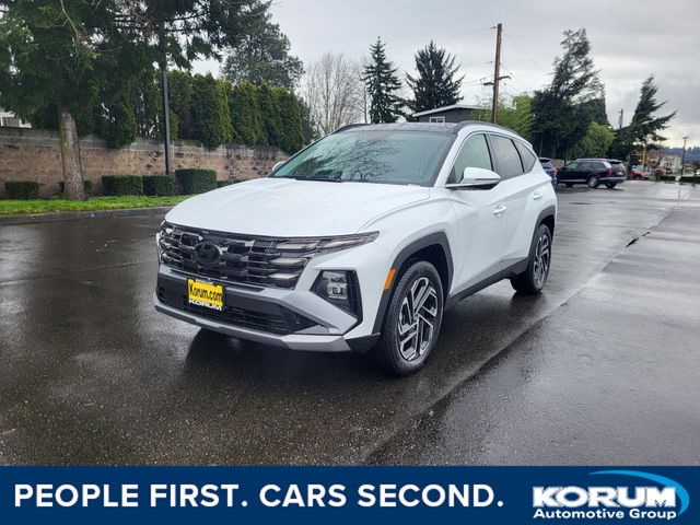 Creamy White Pearl 2026 Hyundai Tucson Hybrid Plug-In Limited AWD SUV / Crossover All-Wheel Drive 6-Speed Automatic