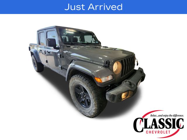 Sting-Gray Clearcoat 2021 Jeep Gladiator Sport Crew Cab 4WD Pickup Truck Four-Wheel Drive 6-Speed Manual