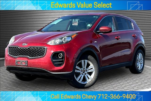 Hyper Red 2019 Kia Sportage SUV / Crossover All-Wheel Drive 6-Speed Automatic Overdrive