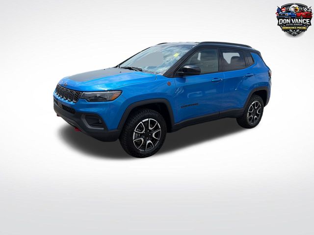 Hydro Blue Pearlcoat 2024 Jeep Compass SUV / Crossover Four-Wheel Drive 8-Speed Automatic