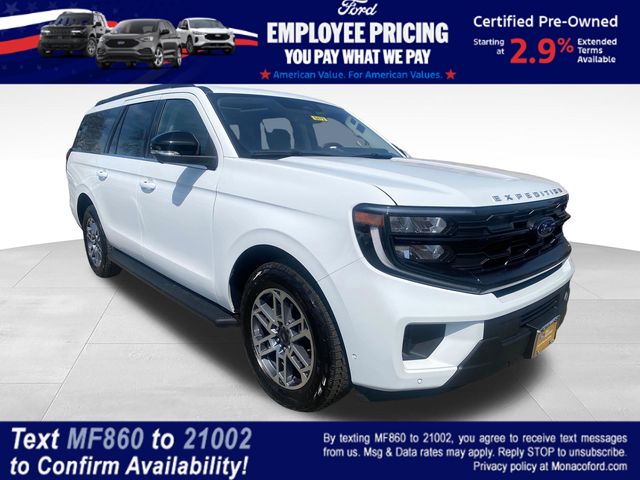 Oxford White 2025 Ford Expedition MAX Active 4WD SUV / Crossover Four-Wheel Drive Automatic