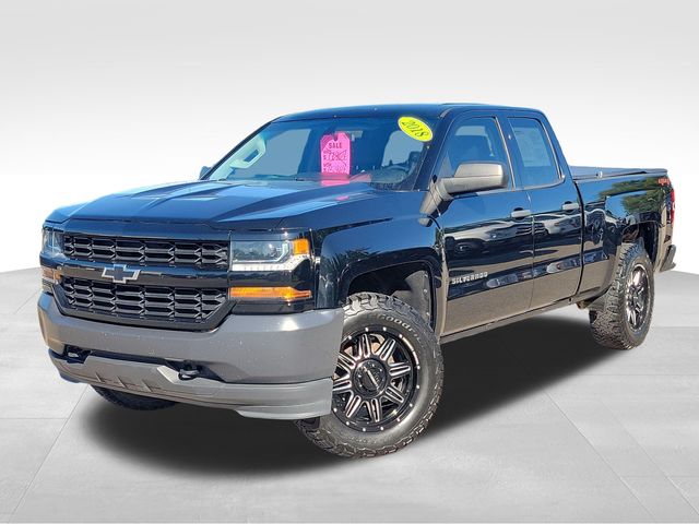 Black 2018 Chevrolet Silverado 1500 Pickup Truck Four-Wheel Drive 6-Speed Automatic Overdrive