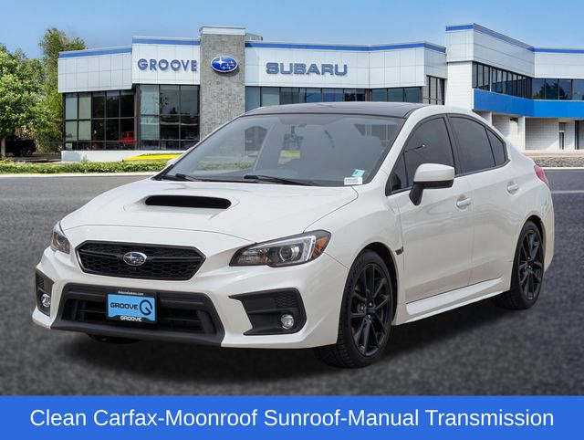 Crystal White Pearl 2020 Subaru WRX Sedan All-Wheel Drive 6-Speed Manual