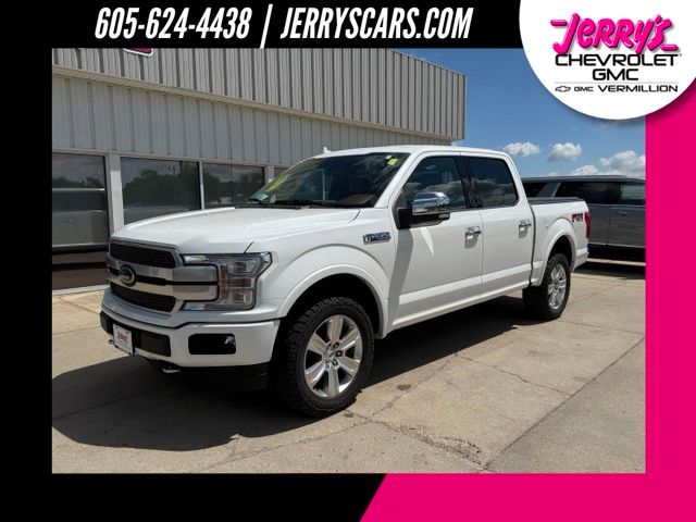 White Metallic 2020 Ford F-150 Pickup Truck Four-Wheel Drive Automatic