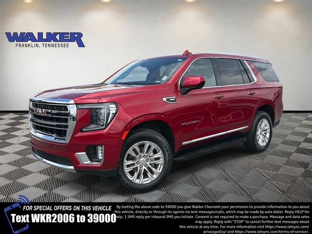Volcanic Red Tintcoat 2024 GMC Yukon SLT 4WD SUV / Crossover Four-Wheel Drive