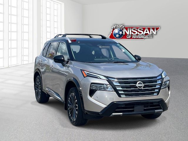 Champagne Silver Metallic/Super Black 2025 Nissan Rogue SUV / Crossover Front-Wheel Drive Continuously Variable Transmission