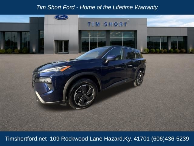 Deep Ocean Blue Pearl 2025 Nissan Rogue SUV / Crossover All-Wheel Drive Continuously Variable Transmission
