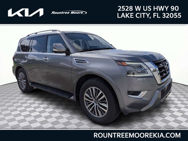 Gray (Gun Metallic) 2022 Nissan Armada SUV / Crossover 4X2 7-Speed Automatic