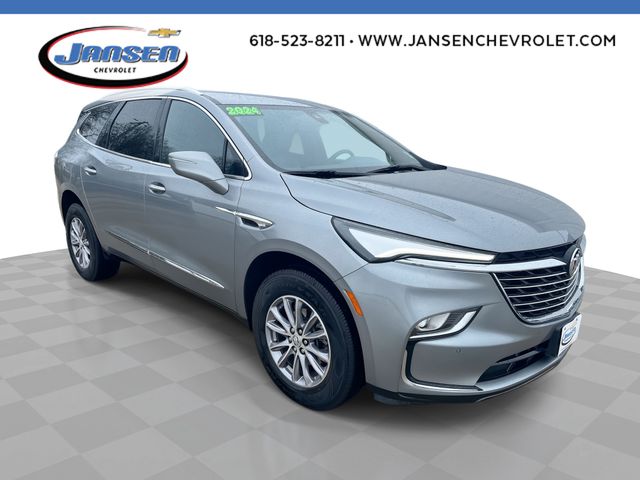 Moonstone Gray Metallic 2024 Buick Enclave Essence FWD SUV / Crossover Front-Wheel Drive 9-Speed Automatic