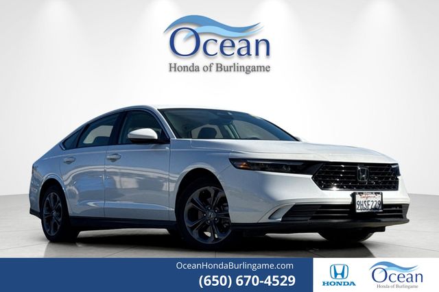 Lunar Silver Metallic 2023 Honda Accord EX FWD Sedan Front-Wheel Drive Continuously Variable Transmission