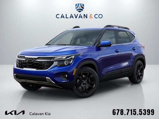 Neptune Blue 2025 Kia Seltos SUV / Crossover All-Wheel Drive 8-Speed Automatic
