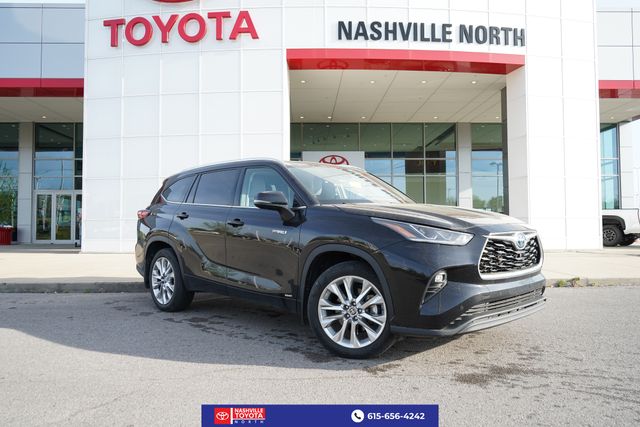 Midnight Black Metallic 2021 Toyota Highlander Hybrid Limited AWD SUV / Crossover All-Wheel Drive Continuously Variable Transmission