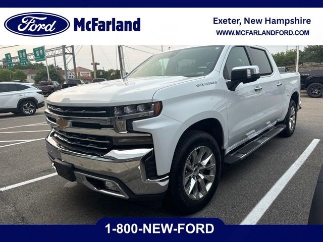 Summit White 2019 Chevrolet Silverado 1500 Pickup Truck Four-Wheel Drive 8-Speed Automatic