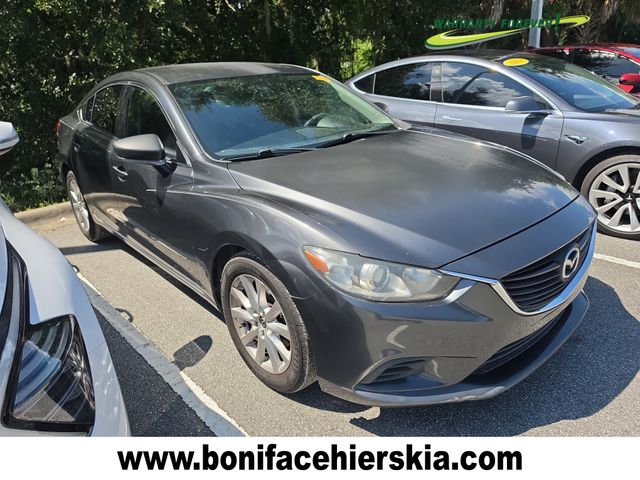 Liquid Silver Metallic 2014 Mazda MAZDA6 Sedan Front-Wheel Drive 6-Speed Automatic