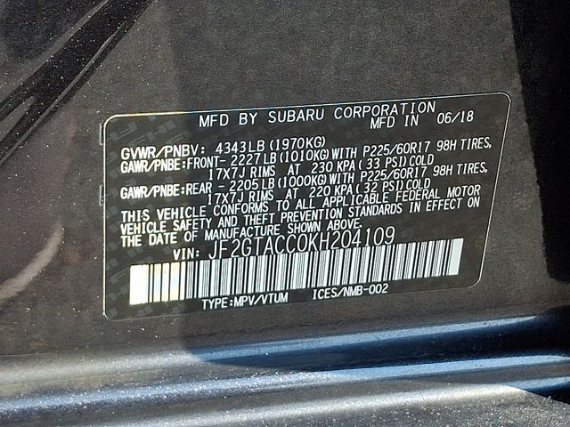 2019 Subaru Crosstrek 2.0i Premium Gray at Rafferty Subaru