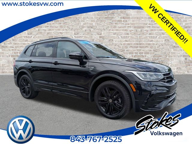 2022 Volkswagen Tiguan 2.0T SE R-Line Black Black at Stokes Volkswagen