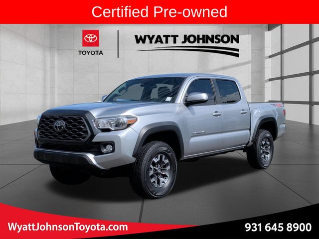 Silver Sky Metallic 2021 Toyota Tacoma Pickup Truck Four-Wheel Drive 6-Speed Automatic